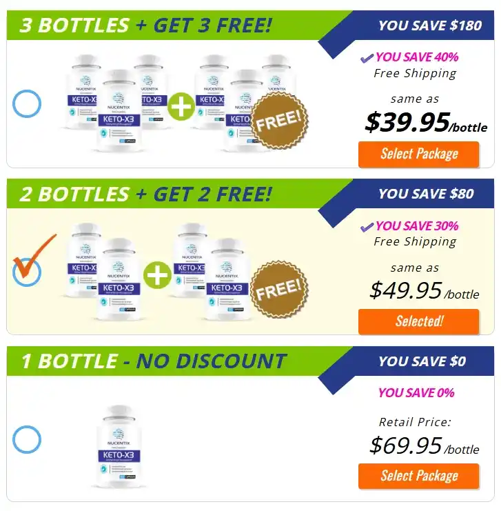 KETO-X3 price